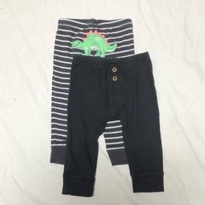 2-piece unisex baby pant, sz 9-mos